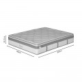 Στρώμα Utopia Pakoworld Pocket Spring Μονής Όψης Με Ανώστρωμα 30-32Cm 140X200Εκ