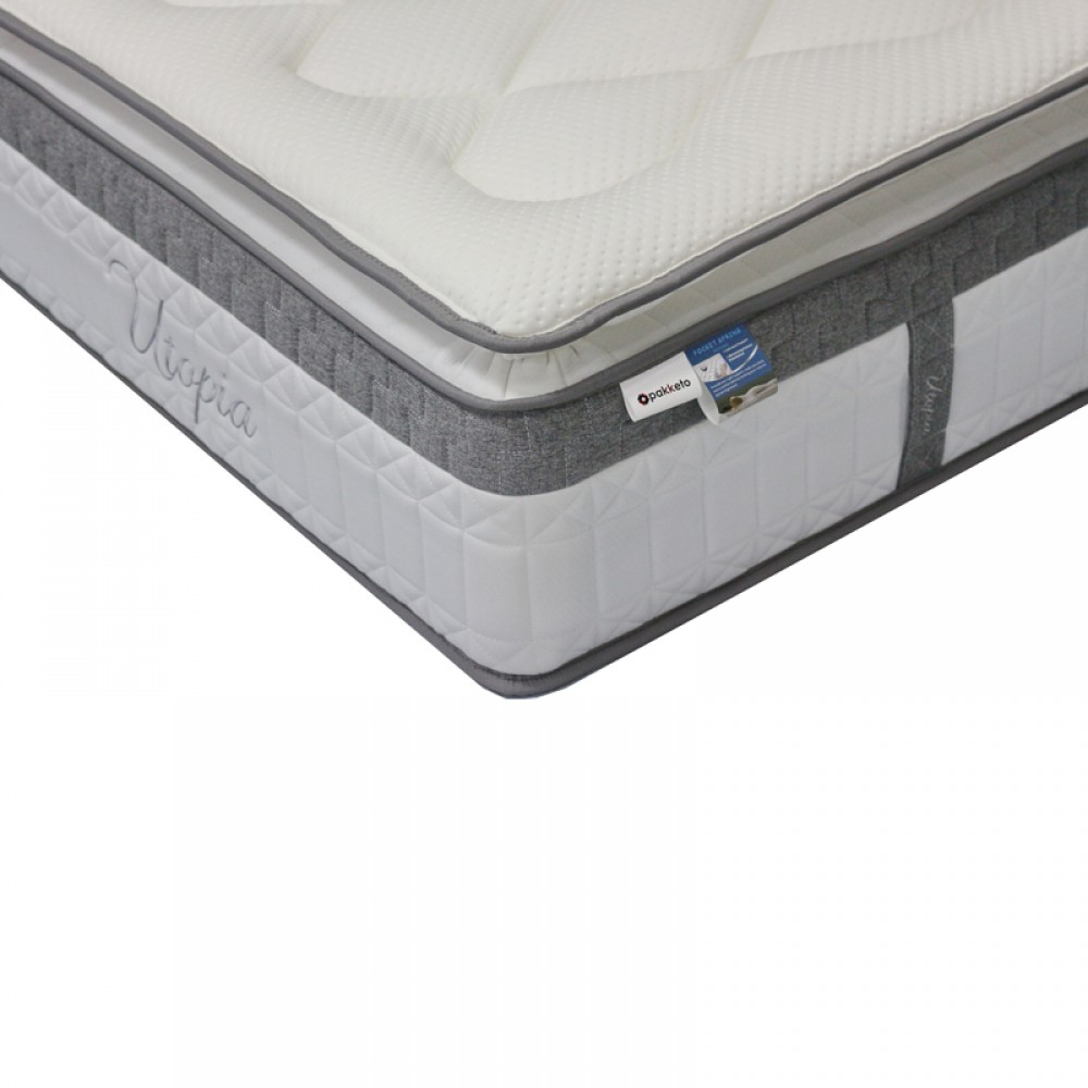 Στρώμα Utopia Pakoworld Pocket Spring Με Ανώστρωμα 30-32Cm 90X190Εκ