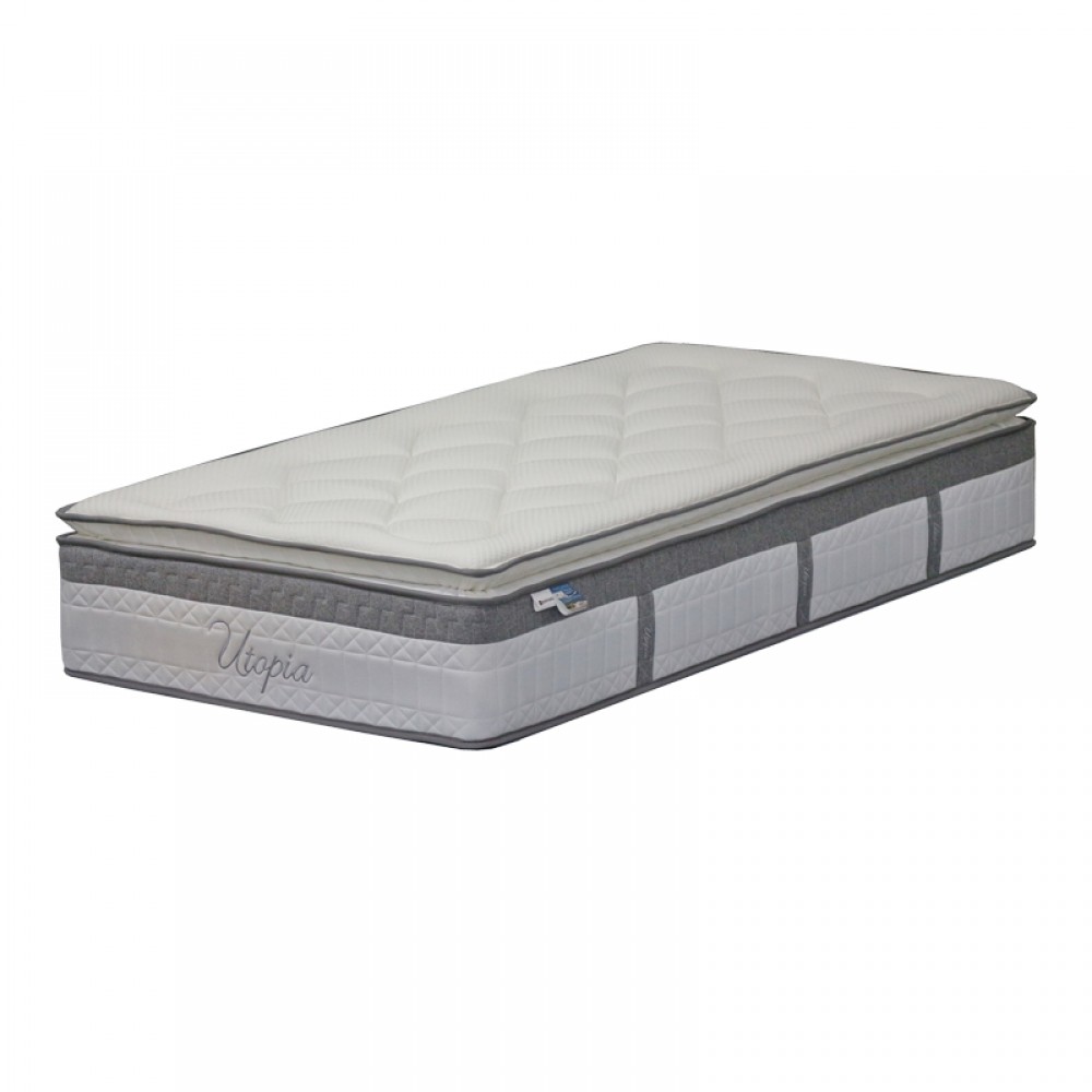 Στρώμα Utopia Pakoworld Pocket Spring Με Ανώστρωμα 30-32Cm 100X200Εκ