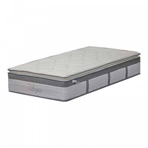 Στρώμα Utopia Pakoworld Pocket Spring Με Ανώστρωμα 30-32Cm 100X200Εκ