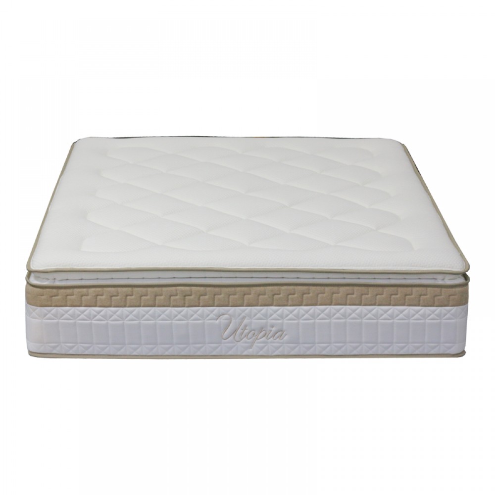 Στρώμα Utopia Pakoworld Pocket Spring Με Aloe Vera Και Ανώστρωμα 30-32Cm 150X200Εκ