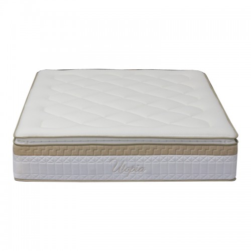 Στρώμα Utopia Pakoworld Pocket Spring Με Aloe Vera Και Ανώστρωμα 30-32Cm 150X200Εκ