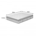 Στρώμα Utopia Pakoworld Pocket Spring Με Aloe Vera Και Ανώστρωμα 30-32Cm 150X200Εκ