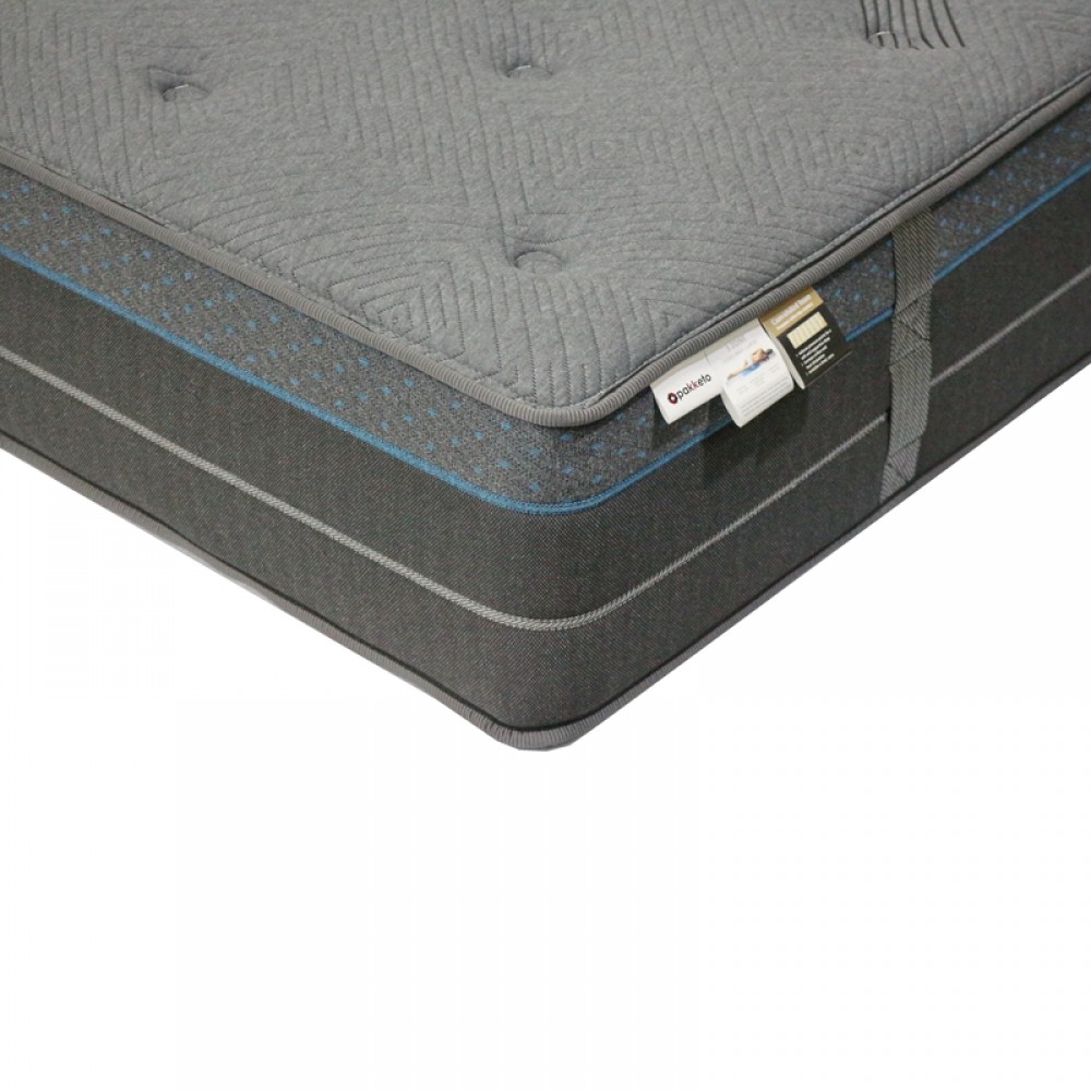 Στρώμα Resty Pakoworld Pocket Spring Μονής Όψης Με Ενσωματωμένο Ανώστρωμα 32Cm 140X200Εκ