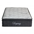 Στρώμα Legacy Pakoworld Pocket Spring Μονής Όψης Roll Pack Με Ενσωματωμένο Ανώστρωμα 23-25Cm 90X190Εκ