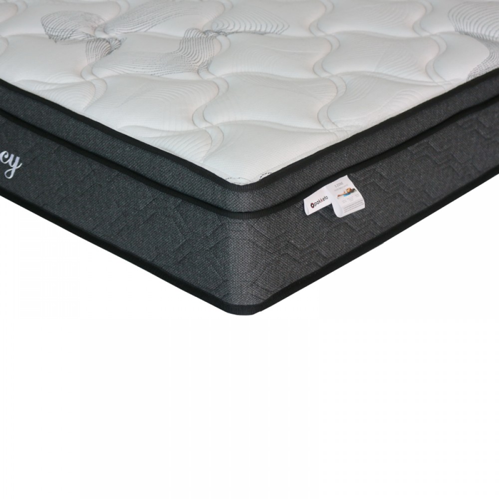 Στρώμα Legacy Pakoworld Pocket Spring Μονής Όψης Roll Pack Με Ενσωματωμένο Ανώστρωμα 23-25Cm 140X200Εκ