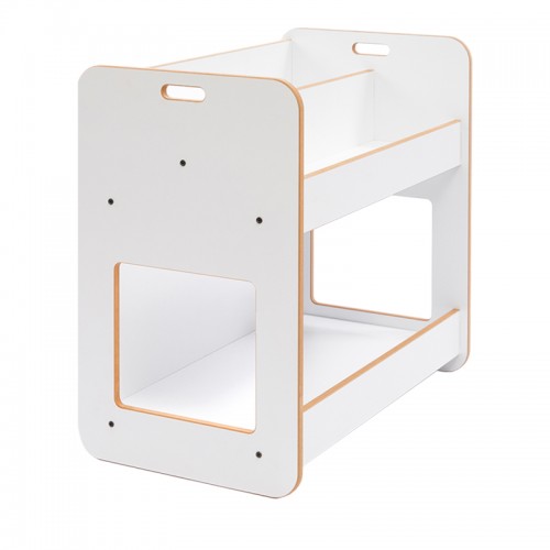 Ραφιέρα Dovere Pakoworld Λευκό Mdf 56X34X55Εκ