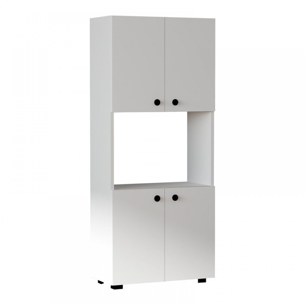 Στήλη Guzel Pakoworld Σε Λευκή Απόχρωση 60X31.4X140Εκ