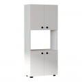 Στήλη Guzel Pakoworld Σε Λευκή Απόχρωση 60X31.4X140Εκ