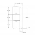 Στήλη Guzel Pakoworld Σε Λευκή Απόχρωση 60X31.4X140Εκ