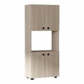 Στήλη Guzel Pakoworld Σε Sonoma Απόχρωση 60X31.4X140Εκ