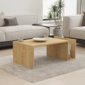Τραπέζι Σαλονιού Poko Pakoworld Σε Oak Απόχρωση 86.8X50X32,4Εκ