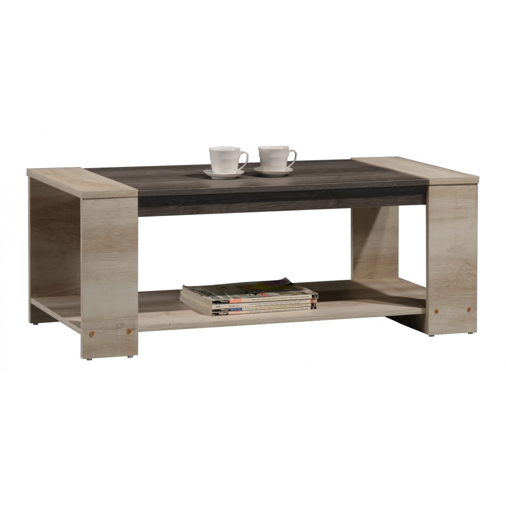 Τραπέζι Σαλονιού Olympus Pakoworld Χρώμα Castillo-Toro 110X51X42,5Εκ