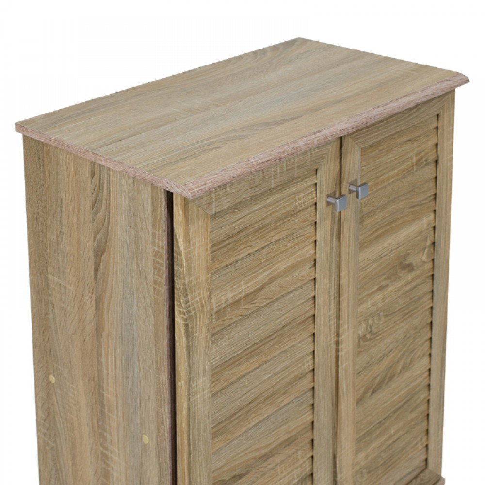 Παπουτσοθήκη-Ντουλάπι Santo Pakoworld 10 Ζεύγων Χρώμα Sonoma 60X34,5X91,5Εκ