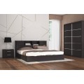Κομοδίνο Olympus Pakoworld Χρώμα Wenge 47,5X40,5X40,5Εκ.