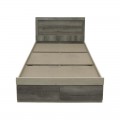 Κρεβάτι Μονό Olympus Pakoworld Με Συρτάρι Castillo Toro 100X200Εκ