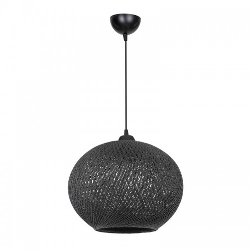 Φωτιστικό Οροφής Μονόφωτο Leshia Pakoworld Ε27 Μαύρο Φ38X38Εκ