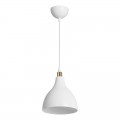 Φωτιστικό Οροφής Μονόφωτο Lofty Pakoworld Ε27 Λευκό Φ18X22Εκ