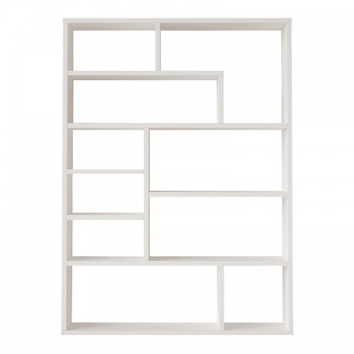 Βιβλιοθήκη Decora Pakoworld Σε Λευκη Απόχρωση 90X22X123.6Εκ