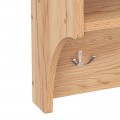 Κρεμάστρα Crosta Pakoworld Σε Oak Απόχρωση 80X28X40Εκ