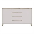 Μπουφές Belka Pakoworld Κρεμ Με Oak 155X45X93,7Εκ