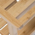 Σκαμπό Dael Pakoworld Μπαμπού Χρώμα Φυσικό 39.5X25X46Εκ