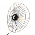 Φωτιστικό Τοίχου-Απλίκα Alara Pakoworld E27 40W Χρυσό-Μαύρο Φ45X11Εκ