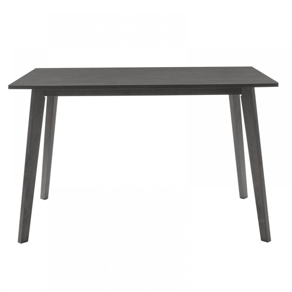 Tραπεζαρία Benson - Orlean Pakoworld Σετ 5Τμχ Rustic Grey-Ύφασμα Γκρι 120X75X75Εκ
