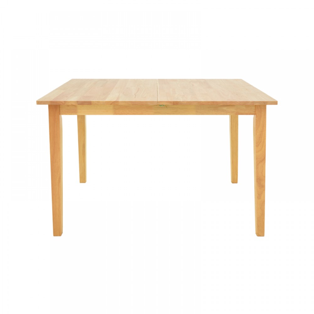Τραπεζαρία Dallan Country Pakoworld 5Τεμ Σε Φυσική Απόχρωση Rubberwood 120-150X80X74Εκ