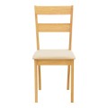 Τραπεζαρία Dallan Country Pakoworld 7Τεμ Σε Φυσική Απόχρωση Rubberwood 120-150X80X74Εκ