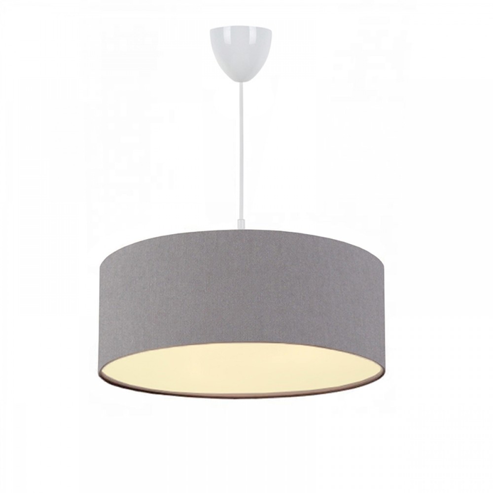 Φωτιστικό Οροφής Μονόφωτο Pwl-1091 Pakoworld Ε27 Γκρι Φ38X70Εκ