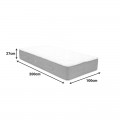 Στρώμα Sleepy Pakoworld Bonnel Spring Διπλής Όψης 27Cm 100X200Εκ