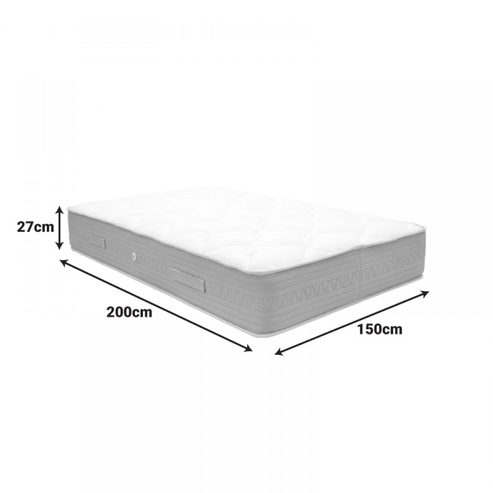 Στρώμα Sleepy Pakoworld Bonnel Spring Διπλής Όψης 27Cm 150X200Εκ