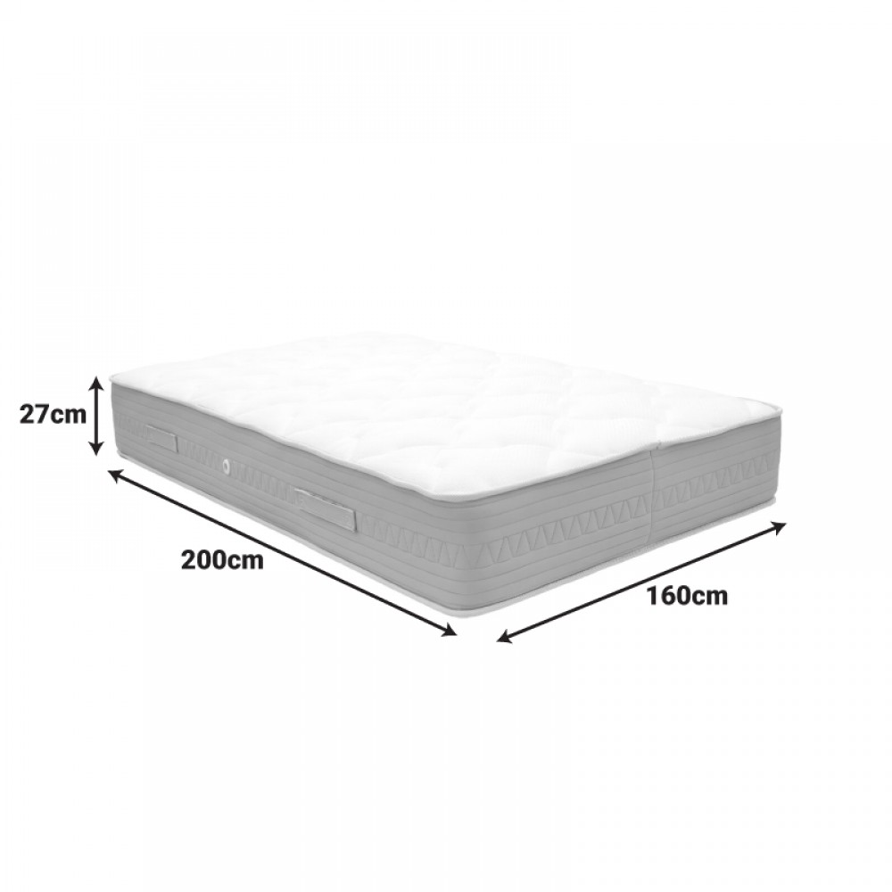 Στρώμα Sleepy Pakoworld Bonnel Spring Διπλής Όψης 27Cm 160X200Εκ
