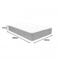 Στρώμα Sleepy Pakoworld Bonnel Spring Διπλής Όψης 27Cm 140X200Εκ