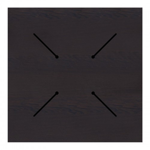 Επιφάνεια Τραπεζιού Portico Pakoworld Hpl Wenge 69X69Εκ Πάχους 12Mm