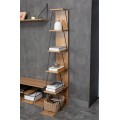 Βιβλιοθήκη Mini Tars Pakoworld Sonoma-Μαύρο 50X22X150Εκ