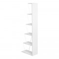 Βιβλιοθήκη Mini Tars Pakoworld Λευκό 50X22X150Εκ