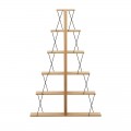 Βιβλιοθήκη Mini Tars Pakoworld Sonoma-Μαύρο 100X22X150Εκ