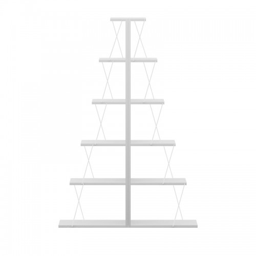 Βιβλιοθήκη Mini Tars Pakoworld Λευκό 100X22X150Εκ