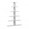 Βιβλιοθήκη Mini Tars Pakoworld Λευκό 100X22X150Εκ