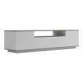 Έπιπλο Τηλεόρασης Winey Pakoworld Σε Sonoma-Λευκή Απόχρωση 180X44.5X44.5Εκ