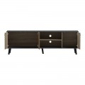 Έπιπλο Τηλεόρασης Tuscany Pakoworld Sonoma-Ανθρακί 180X41X51Εκ