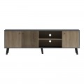 Έπιπλο Τηλεόρασης Tuscany Pakoworld Sonoma-Ανθρακί 180X41X51Εκ