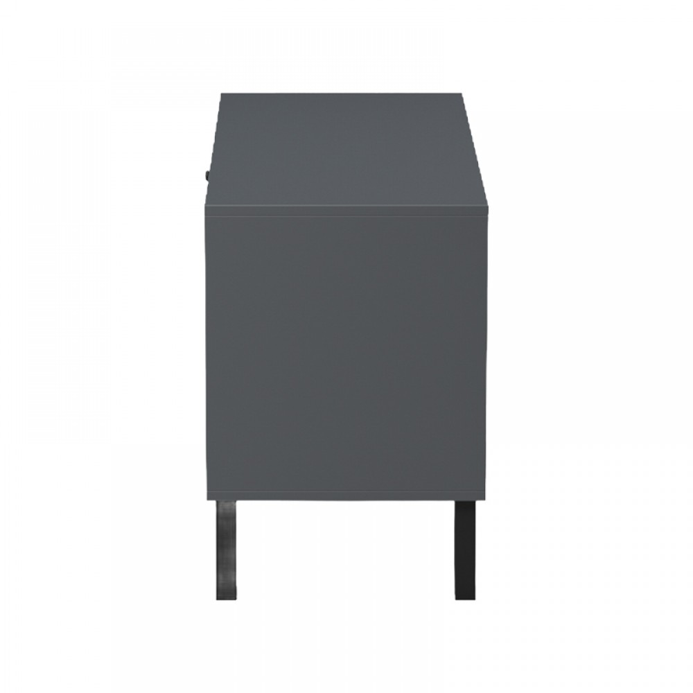 Έπιπλο Τηλεόρασης Tuscany Pakoworld Sonoma-Ανθρακί 100X40X51Εκ