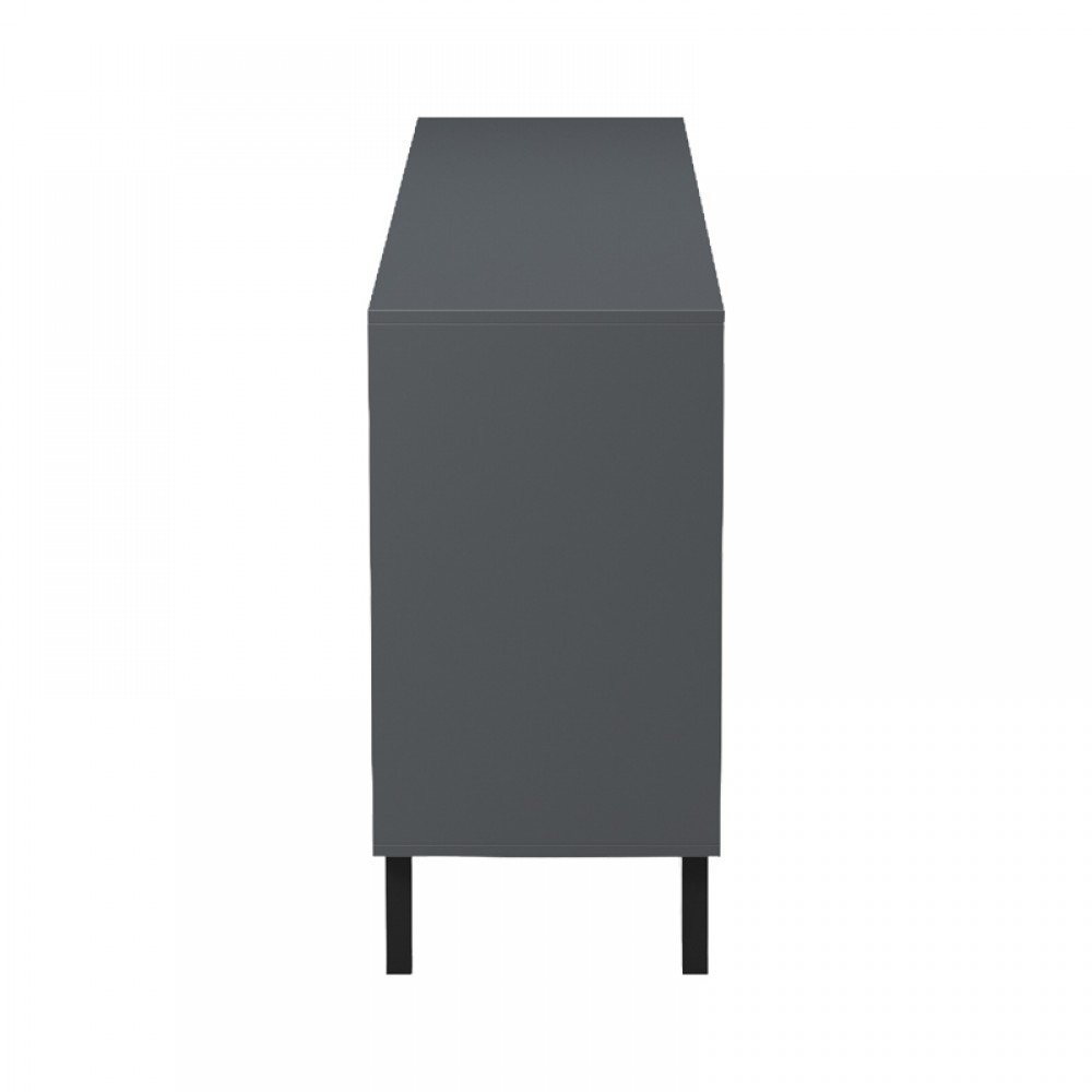 Μπουφές Tuscany Pakoworld Sonoma-Ανθρακί 180X40X78.6Εκ