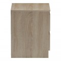 Κομοδίνο Verena Pakoworld Sonoma-Ανθρακί 40X40X50Εκ