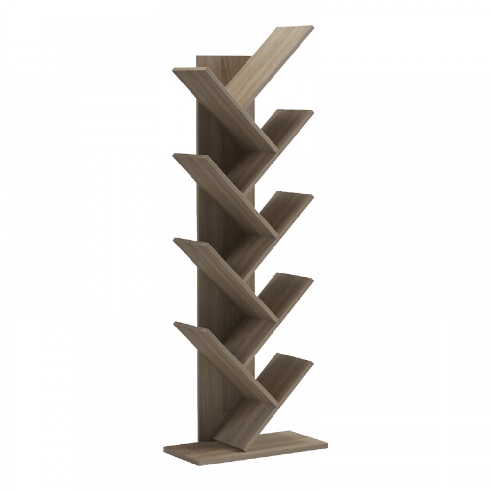 Βιβλιοθήκη Fyllo Pakoworld Sonoma 50X25X141.5Εκ