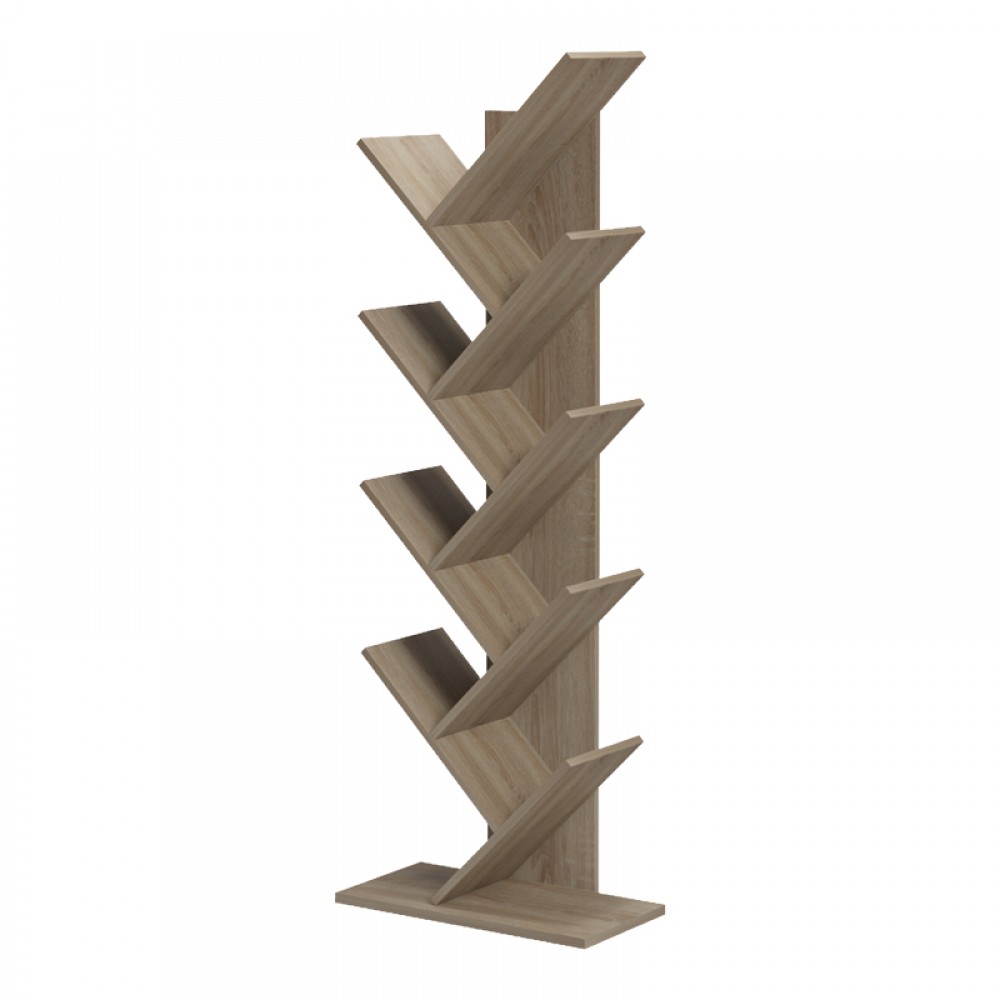 Βιβλιοθήκη Fyllo Pakoworld Sonoma 50X25X141.5Εκ