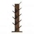 Βιβλιοθήκη Fyllo Pakoworld Καρυδί 50X25X141.5Εκ